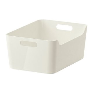 IKEA イケア ボックス ホワイト 白 34x24cm 50177256 VARIERA ヴァリエラ