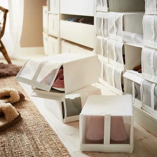 IKEA イケア SKUBB スクッブ シューズボックス ホワイト 白