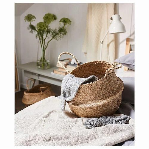 IKEA イケア バスケット かご シーグラス d40322174 FLADIS