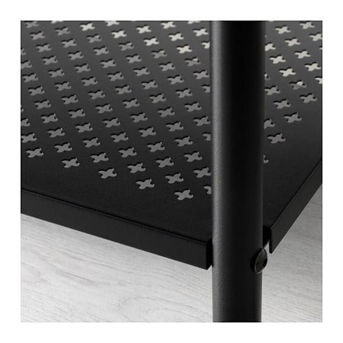 IKEA イケア ベンチ 靴収納付き ブラック 黒 79x35x52cm