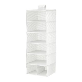 IKEA イケア 収納 7コンパートメント ホワイト 白 グレー 30x30x90cm n00370869 STUK ストゥーク