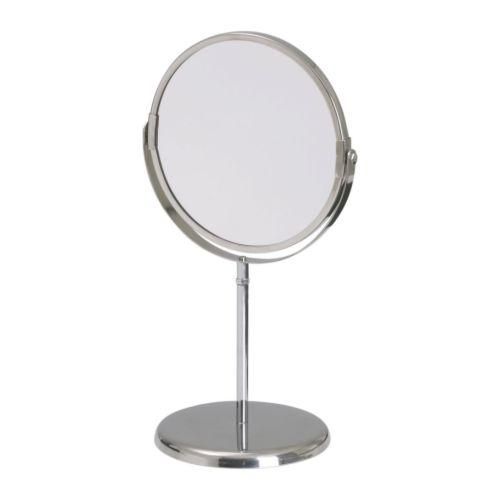 IKEA イケア ミラー 鏡 ステンレススチール a60182040 TRENSUM
