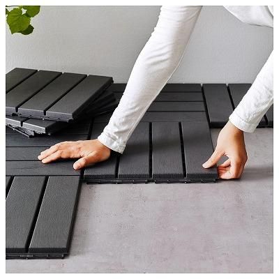 IKEA イケア フロアデッキ 屋外用 ダークグレー n30238114