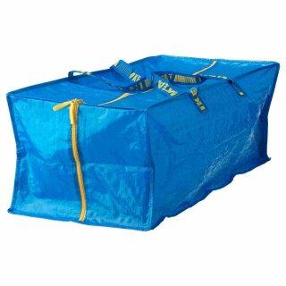 IKEA イケア トロリー用バッグ ブルー 青 73x35x30cm 76L a90161989 FRAKTA フラクタ