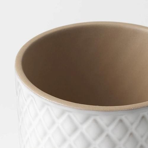 IKEA イケア 鉢カバー 3号 9cm ホワイト 白 CHIAFRON