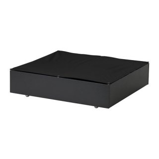 IKEA イケア ベッド下収納ボックス ブラック 黒 65x70cm z20354514 VARDO ヴァルドー