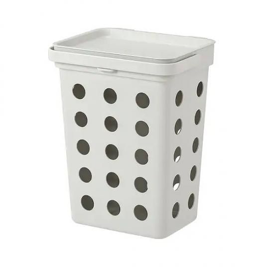IKEAゴミ箱 BROGRUND ブログルンド タッチ式ゴミ箱, ステンレススチール, 4