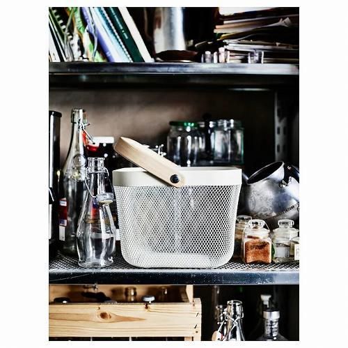 IKEA - 【新品】IKEA イケア バスケット かご6個（ホワイト）リーサトルプ IKEA イケア バスケット かご ホワイト 白 25x26x18cm n60480544