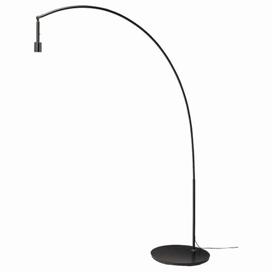 「高評価！」注目のレビュ IKEA 黒 ブラック アーチ型 フロアランプベース イケア フロアスタンド