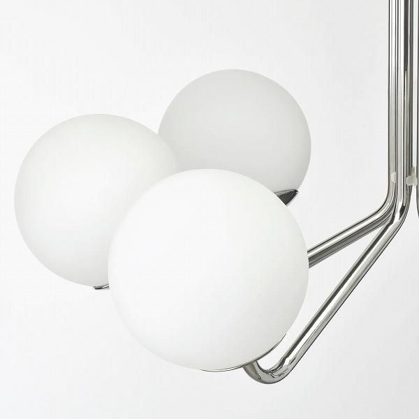 IKEA シャンデリア IKEA イケア シャンデリア 7アーム クロムメッキ オパール