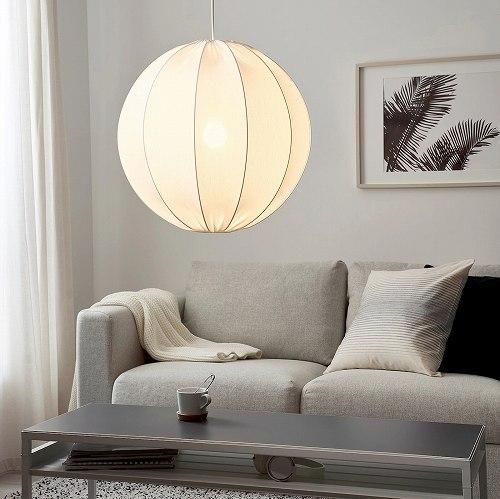 IKEA イケア ペンダントランプシェード 丸形 ホワイト 50cm IKEA イケア ペンダントランプシェード 丸形 ホワイト 50cm