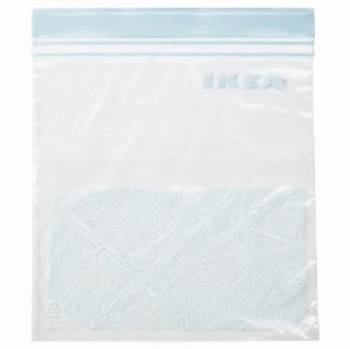 IKEA イケア フリーザーバッグ 模様入り 1L 25ピース m20488170 ISTAD イースタード