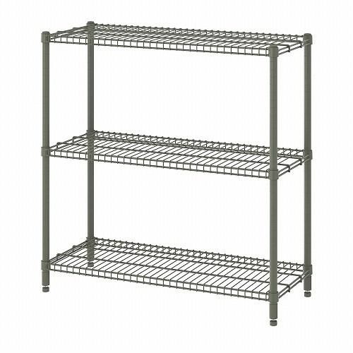 IKEA イケア シェルフユニット グレーグリーン92x36x94cm IKEA イケア シェルフユニット グレーグリーン92x36x94cm