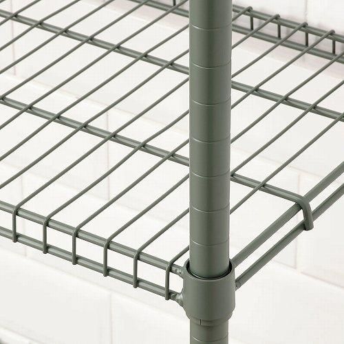 IKEA イケア シェルフユニット グレーグリーン92x36x94cm IKEA イケア シェルフユニット グレーグリーン92x36x94cm
