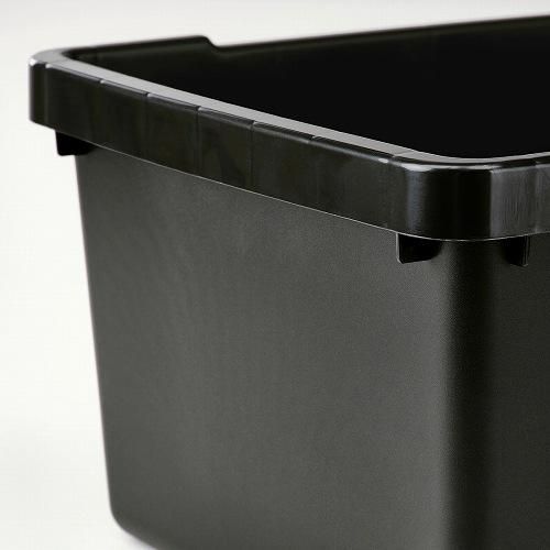 ブラックボックス IKEA イケア 収納ボックス ブラック25x17x12cm 4L m60440765