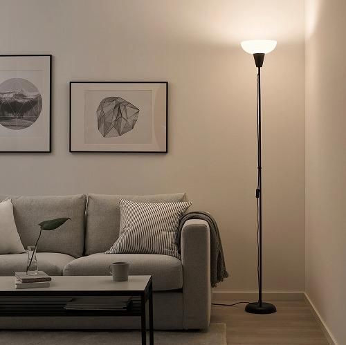 IKEA イケア フロアアップライト ブラック 黒 ホワイト 白 IKEA イケア フロアアップライト ブラック 黒 ホワイト 白
