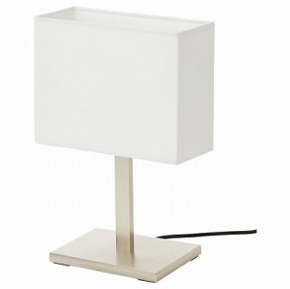 IKEA イケア テーブルランプ ニッケルメッキ ホワイト 白 36cm m10464004 TOMELILLA トメリラ