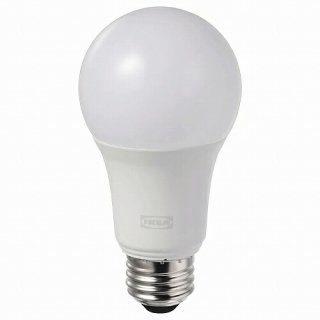 IKEA イケア LED電球 E26 810ルーメン ワイヤレス調光 カラー＆ホワイトスペクトラム 球形 オパールホワイト m90439162 TRADFRI トロードフリ