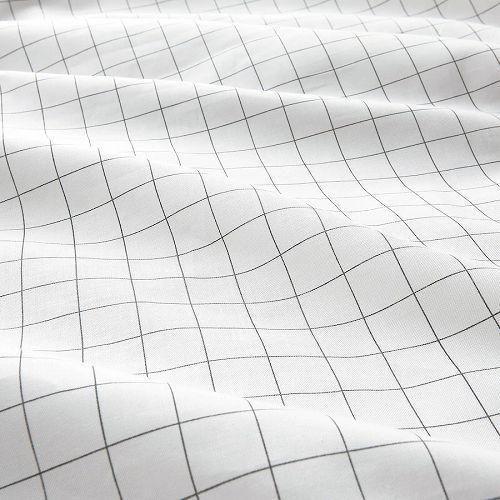IKEA イケア 掛け布団カバー&枕カバー チェック模様 ホワイト IKEA イケア 掛け布団カバー&枕カバー チェック模様 ホワイト