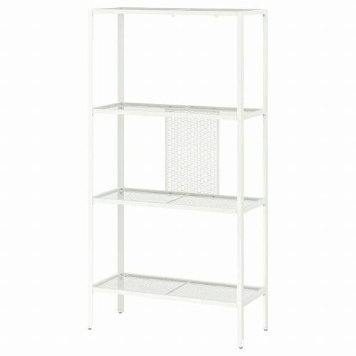 IKEA イケア シェルフユニット メタル ホワイト 60x25x116cm m60483873