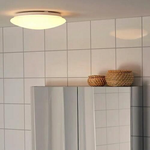 IKEA イケア LEDシーリング ウォール ランプ ホワイト 白 25cm