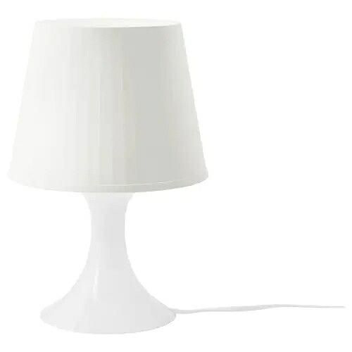 IKEA イケア テーブルランプ ホワイト 白 29cm m40076601 LAMPAN