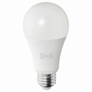 IKEA イケア LED電球 E26 1521ルーメン 調光可能 球形 オパールホワイト m30510019 SOLHETTA ソールヘッタ