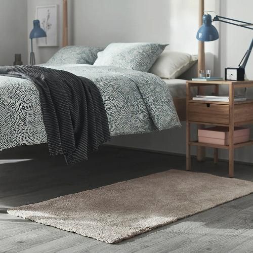 IKEA イケア ラグ パイル短 オフホワイト 80x150cm m60426806 IKEA イケア ラグ パイル短 オフホワイト 80x150cm m60426806