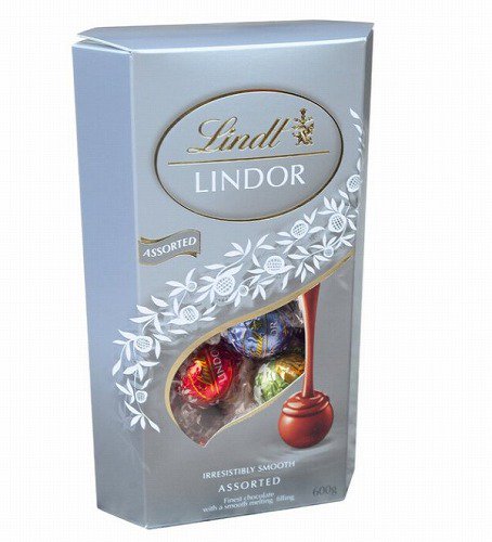 リンツ リンドール シルバー アソート 600g チョコレート Lindt Lindor ...