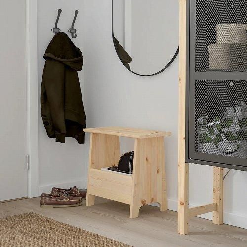 IKEA イケア スツール 収納付 パイン材 m40501321 PERJOHAN IKEA イケア スツール 収納付 パイン材 m40501321 PERJOHAN