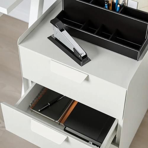 未使用★イケア★ERIK　引き出しユニット　キャスター付き　ホワイト イケア IKEA ERIK 3段ワゴン ホワイト 収納ワゴン デスクワゴン
