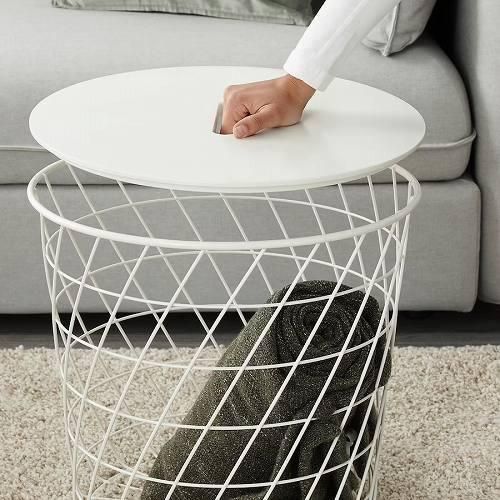 IKEA イケア リビングテーブル 収納付き 44cm v0007 KVISTBRO ク