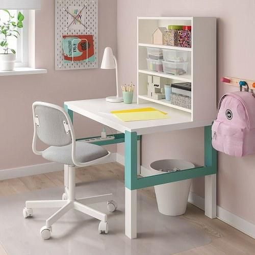IKEA イケア デスクトップシェルフ ホワイト 64x60cm m90519502