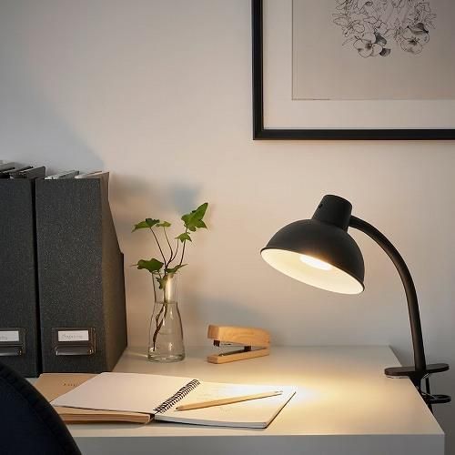 IKEA イケア クリップ式スポットライト ブラック m70489964