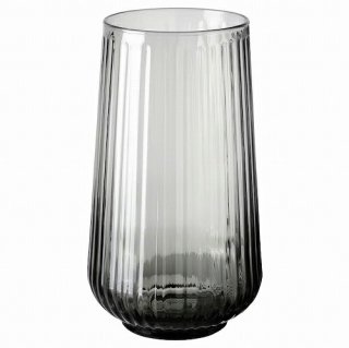 IKEA イケア 花瓶 グレー 19cm m60502918 GRADVIS グラードヴィス 
