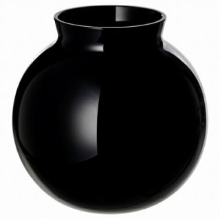 IKEA イケア 花瓶 ブラック 10cm m60511965 KONSTFULL コンストフル 