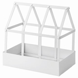 IKEA イケア デコレーション グリーンハウス 室内 屋外用 ホワイト 29cm m30487778 SENAPSKAL セナープスコール 