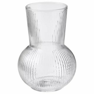 IKEA イケア 花瓶 クリアガラス 17cm m50470989 PADRAG ポードラグ 