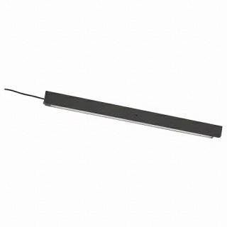 IKEA イケア LEDワードローブ スティックライト センサー付き 調光可能 ダークグレー 46cm m20475035 OVERSIDAN オーヴェルシダン 