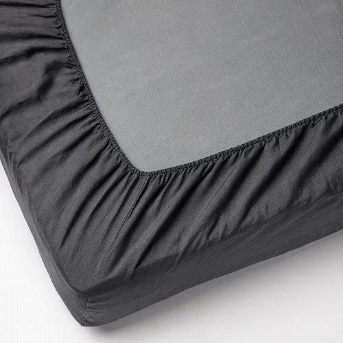 DYTAG ディトーグ*3 DYTÅG ディトーグ ブランケット, グレーグリーン, 130x170 cm - IKEA