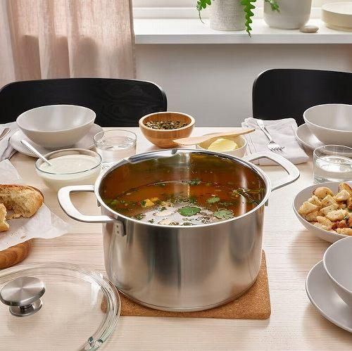 HEMKOMST ヘムコムスト 調理器具7点セット, ステンレススチール