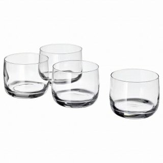IKEA イケア ウイスキーグラス クリアガラス 300ml 4ピース m50522672 STORSINT ストルシント 