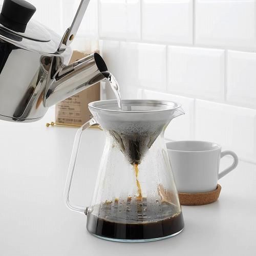 IKEA イケア コーヒーメーカー ドリップコーヒー用 クリアガラス