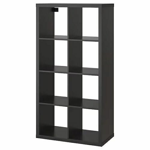 IKEA イケア シェルフユニット ブラックブラウン 77x147cm