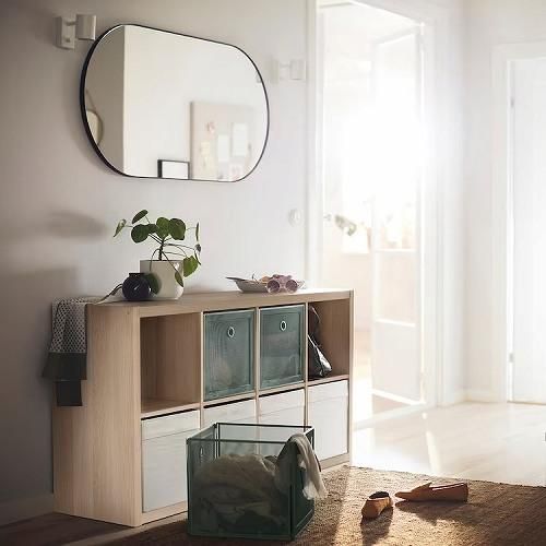 IKEA イケア シェルフユニット ホワイトステインオーク調 IKEA イケア シェルフユニット ホワイトステインオーク調