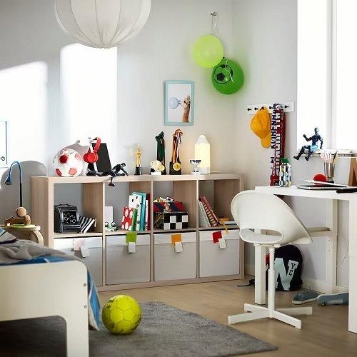 IKEA イケア シェルフユニット ホワイトステインオーク調 IKEA イケア シェルフユニット ホワイトステインオーク調
