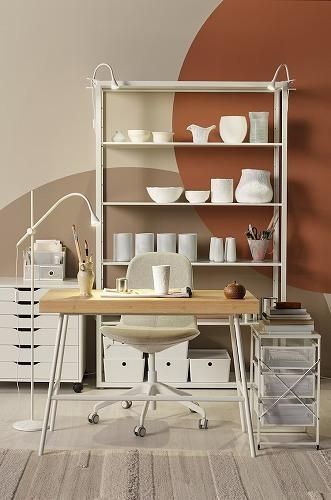 IKEA イケア デスク 竹 102x49cm big60278288 LILLASEN