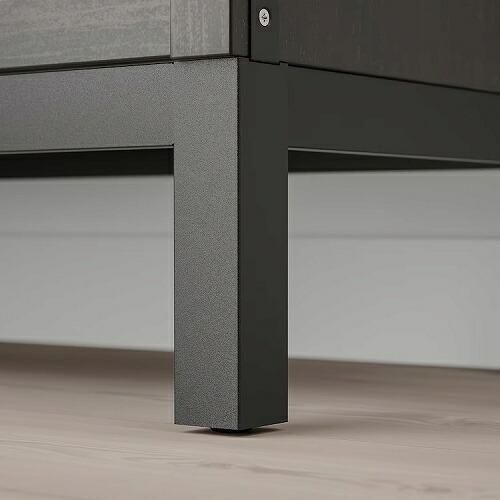 IKEA イケア 下部フレーム ブラック 146x39x18cm big80501890 IKEA イケア 下部フレーム ブラック 146x39x18cm big80501890