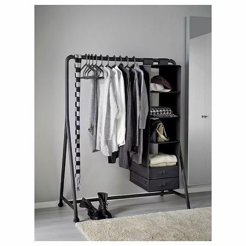 IKEA イケア 洋服ラック ブラック 室内 屋外用 ブラック IKEA イケア 洋服ラック ブラック 室内 屋外用 ブラック