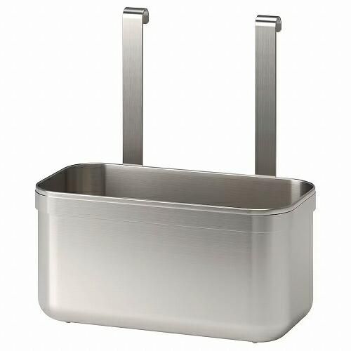 IKEA イケア 小物入れ ステンレススチール 24x12x26.5cm IKEA イケア 小物入れ ステンレススチール 24x12x26.5cm